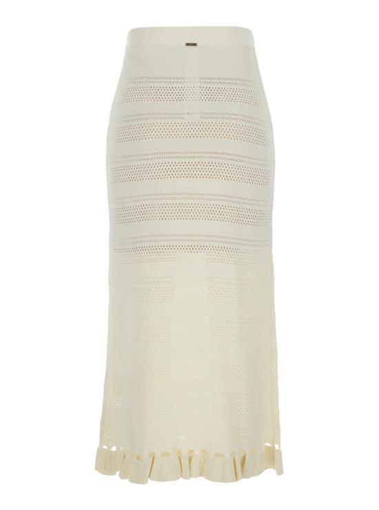 26SS 트윈셋 롱 스커트 261TP308300059 White - TWINSET