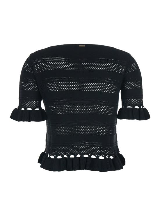 26SS 트윈셋 긴팔 티셔츠 261TP308200006 Black - TWINSET