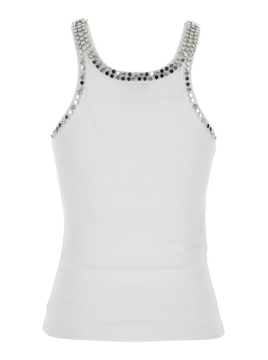 26SS 핑코 민소매 티셔츠 104109A35YZ04 White