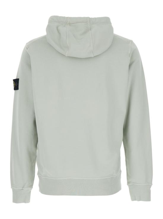 26SS 스톤 아일랜드 오가닉 코튼 플리스 레귤러핏 후드 스웨트셔츠 L1S156100062S0051V0061 Grey - STONE ISLAND