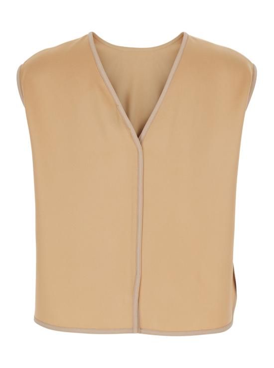 26SS 포르테포르테 민소매 티셔츠 145521012 Beige - FORTE FORTE