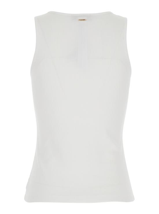 26SS 트윈셋 민소매 티셔츠 261TP209000001 White - TWINSET