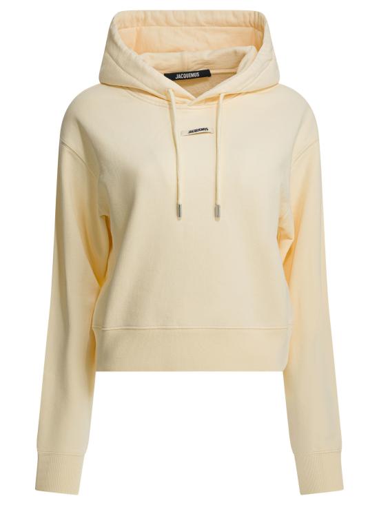 26SS 자크뮈스 르 그로그랭 후드 티셔츠 HOW00247AJ00109LIGHT BEIGE Beige