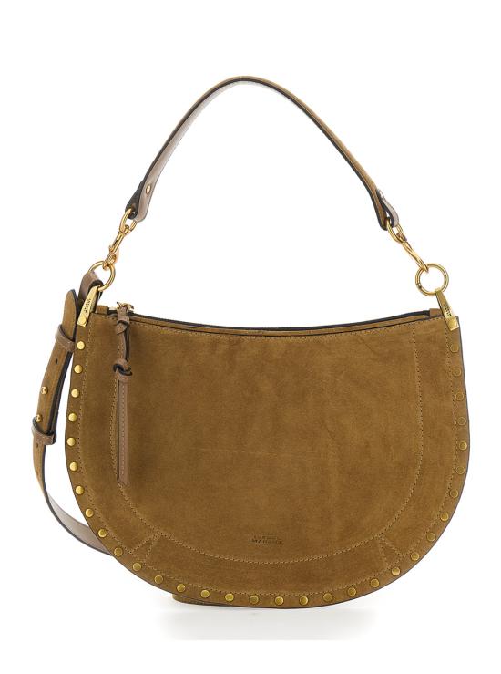 26SS 이자벨마랑 오스칸 소프트 집 백 BF0066FAB2C03M50TA Brown