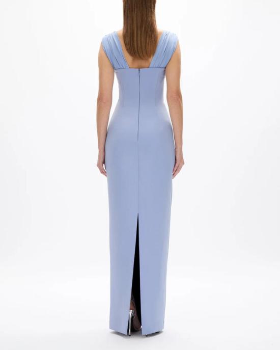  레이첼 길버트 롱 원피스 말리아 가운 블루 - RACHEL GILBERT
