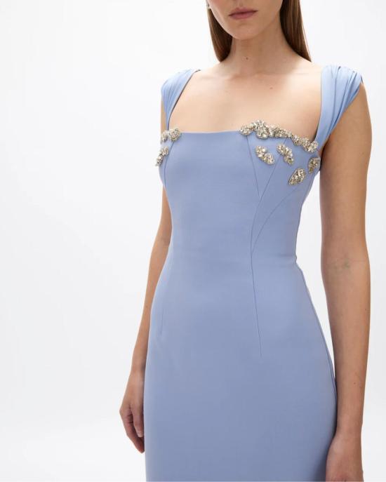  레이첼 길버트 롱 원피스 말리아 가운 블루 - RACHEL GILBERT