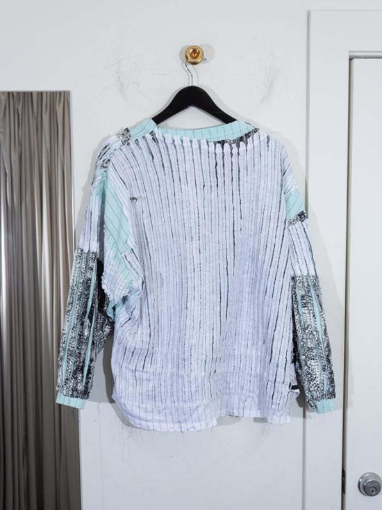  자넬 애봇 블라우스 Jrat 3 T 빅 버터플라이 탑 - JANELLE ABBOTT