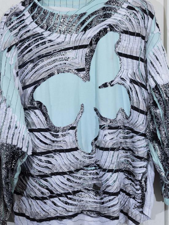  자넬 애봇 블라우스 Jrat 3 T 빅 버터플라이 탑 - JANELLE ABBOTT