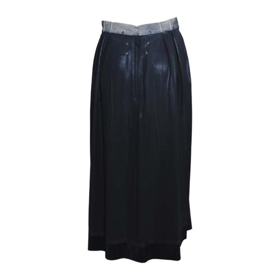 26SS 마르지엘라 포일드 미디 스커트 S51ME0051M35533 900 Black - MAISON MARGIELA