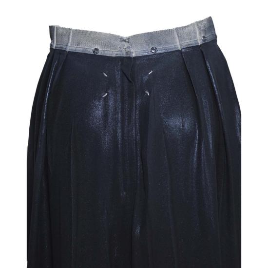 26SS 마르지엘라 포일드 미디 스커트 S51ME0051M35533 900 Black - MAISON MARGIELA