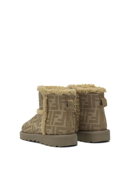 25FW [키즈] 펜디 미들 부츠 JMR538AJZXF1TPX Brown - FENDI
