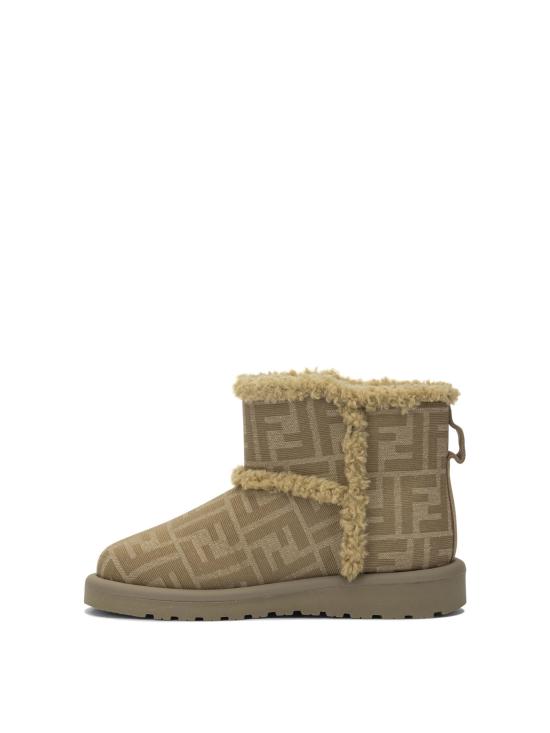 25FW [키즈] 펜디 미들 부츠 JMR538AJZXF1TPX Brown - FENDI