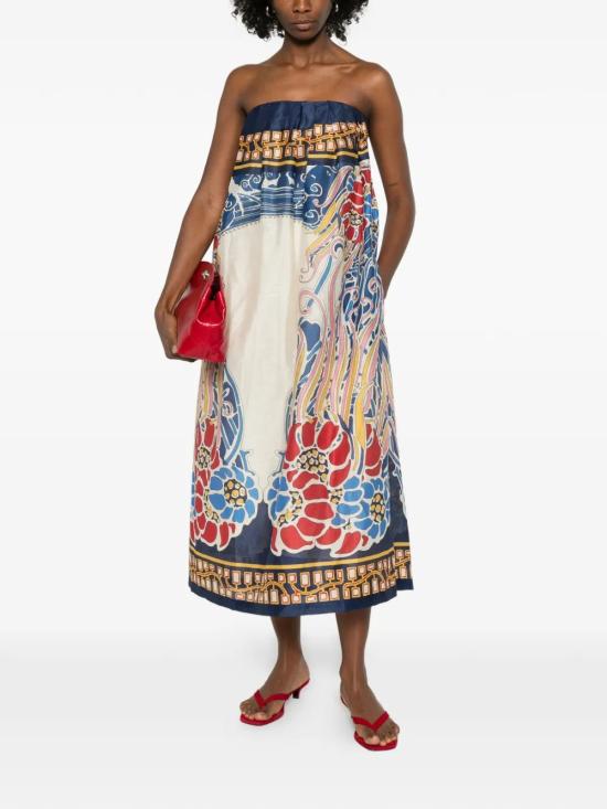 26SS 라 더블제이 미디 스커트 DRE0902LIN010LEM02BU03 Yellow - LA DOUBLEJ