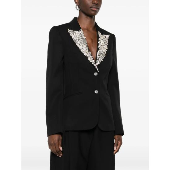 26SS 알렉산더 맥퀸 수트 자켓 852197 QJAAC 1000 BLACK - ALEXANDER MCQUEEN