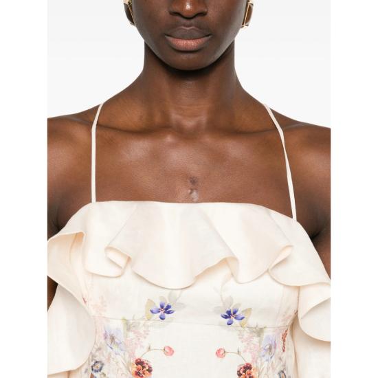 26SS 짐머만 롱 원피스 6147DRS264 VANIL NEUTRALS - ZIMMERMANN