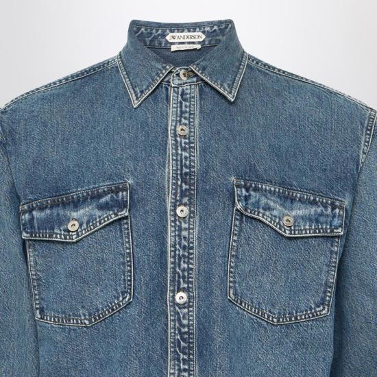 26SS JW앤더슨 데님 셔츠 DS0011PG1855 Blue - JW ANDERSON