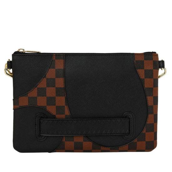 26SS 스프레이그라운드 클러치/파우치 910B8283NSZ BROWN - SPRAYGROUND