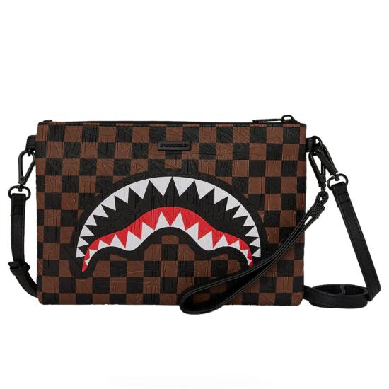 26SS 스프레이그라운드 클러치/파우치 910B8239NSZ BROWN - SPRAYGROUND