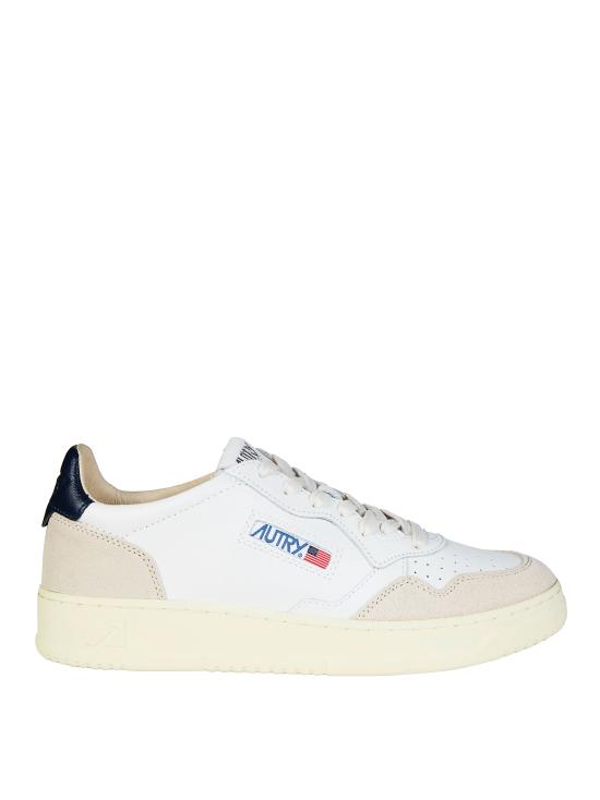 26SS 오트리 메달리스트 로우 스니커즈 AULMLS28 WHTBLUE BIANCO - AUTRY
