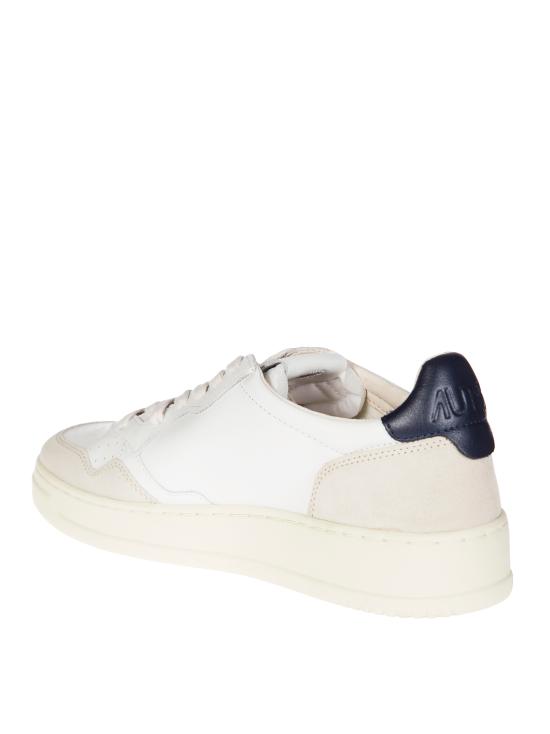 25FW 오트리 메달리스트 로우 스니커즈 AULMLS28 WHT BLUE BIANCO - AUTRY