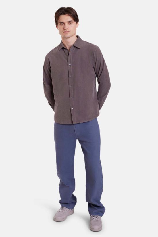  블루&크림 폴로 티셔츠 블루앤크림 워렌 파인 코듀로이 셔츠 토프 - BLUE&CREAM