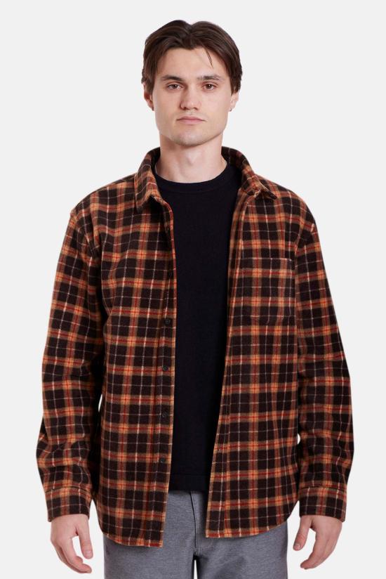  블루&크림 자켓 폴라 플리스 오버셔츠 - BLUE&CREAM