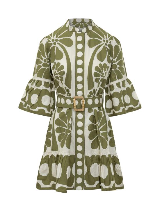 26SS 팜 리오 미디 원피스 344602 26083 GREEN