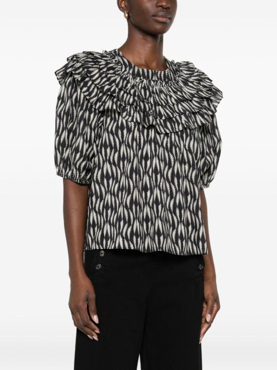 26SS 울라 존슨 긴팔 티셔츠 PS260236 GPHTE Fantasia - ULLA JOHNSON