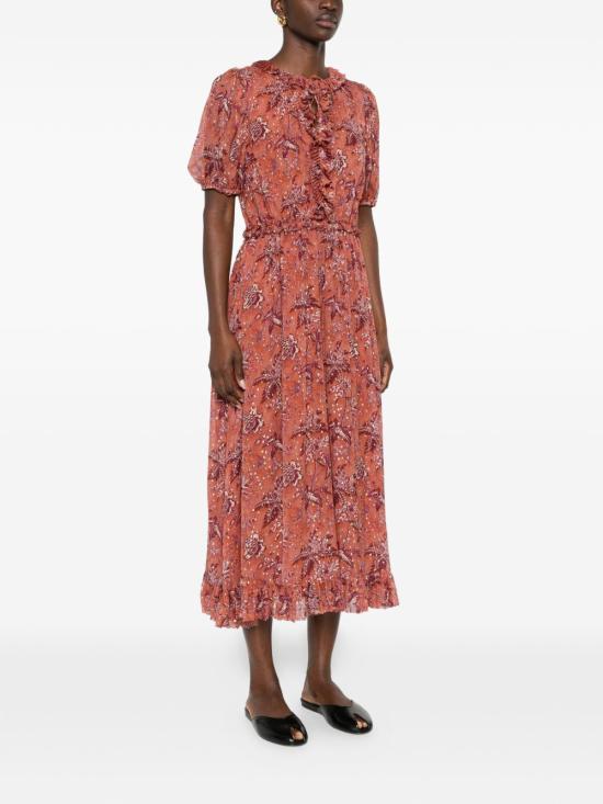 26SS 울라 존슨 미디 원피스 PS260128 OLE Fantasia - ULLA JOHNSON