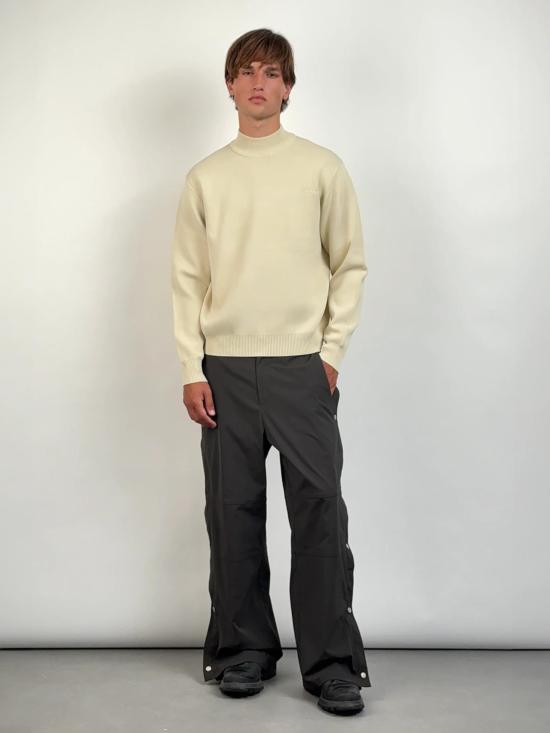 25FW 카레르 스웨터 MILO MOCK NECK BEIGE Beige - CARRER