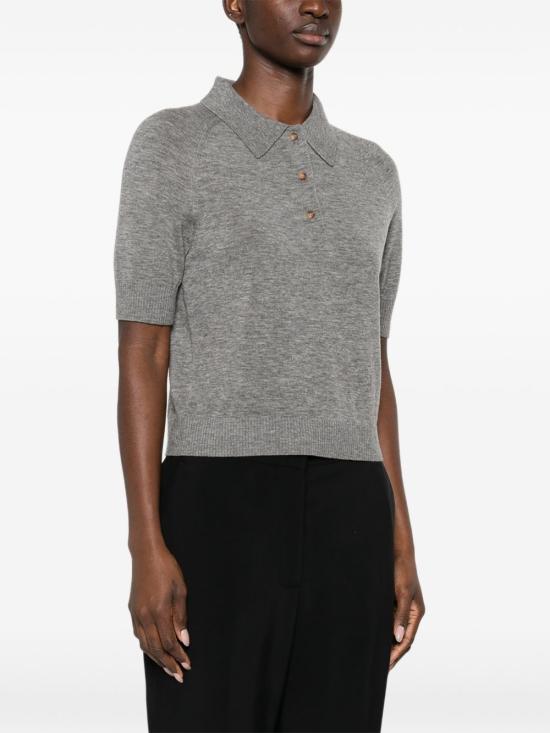 26SS 빅토리아 베컴 폴로 티셔츠 1126KTP007013A GREY Grey - VICTORIA BECKHAM