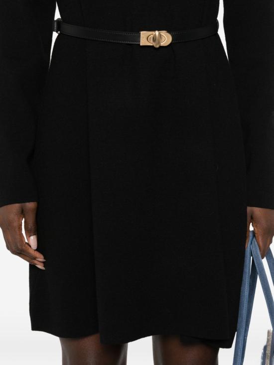 25FW 안토넬리 피렌체 미디 원피스 P637901037 8000 Black - ANTONELLI FIRENZE