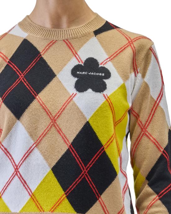 25FW 마크제이콥스 스웨터 2F5RTP013K12 joy yellow mulit 771 GIALLO MULTI - MARC JACOBS
