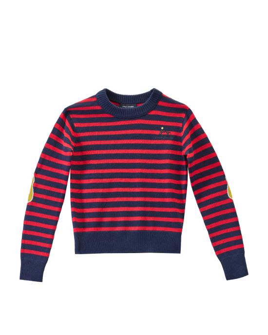25FW 마크제이콥스 스웨터 2F5RTP003K10 navy red 418 BLU ROSSO
