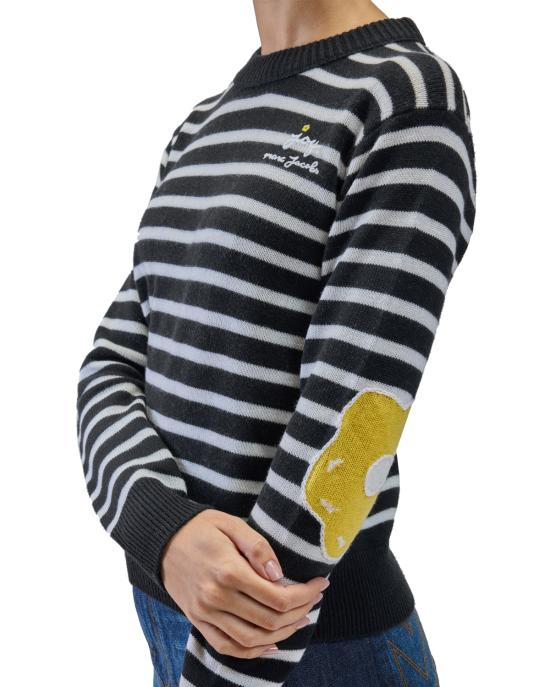 25FW 마크제이콥스 스웨터 2F5RTP003K10 black white 005 BIANCO NERO - MARC JACOBS