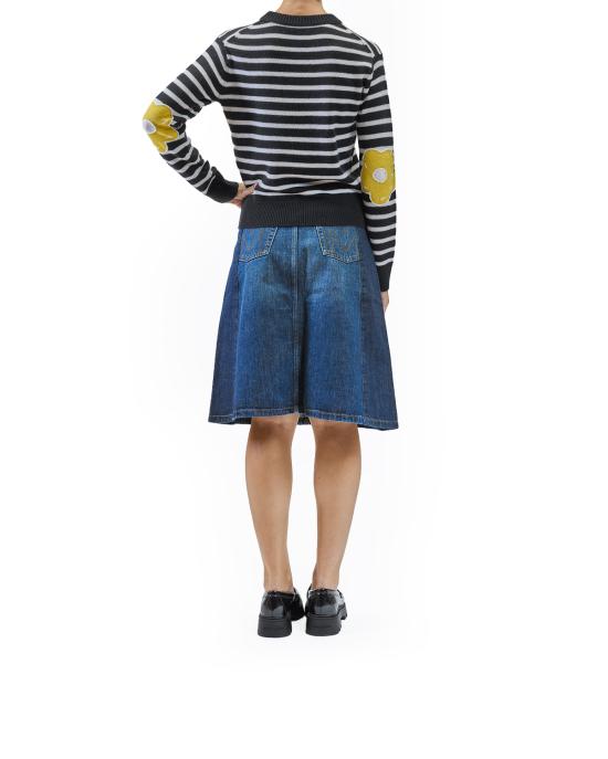 25FW 마크제이콥스 스웨터 2F5RTP003K10 black white 005 BIANCO NERO - MARC JACOBS