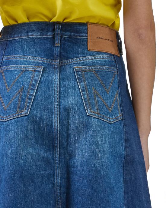 26SS 마크제이콥스 롱 스커트 2F5RSK050D02 dark slub indigo 480 JEANS - MARC JACOBS