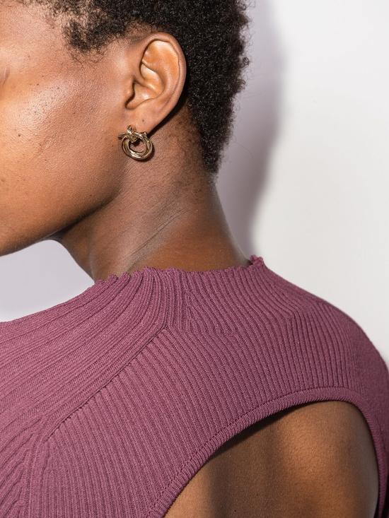 26SS 살바토레 페라가모 이어링 760549 751618ORO GIOVE Golden - SALVATORE FERRAGAMO