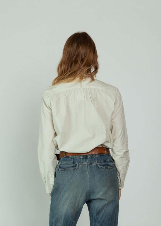  에이치플러스 하노 베셀 블라우스 H+ 한노 웨셀 클레오 코튼 셔츠 샌드 - H+ HANNOH WESSEL