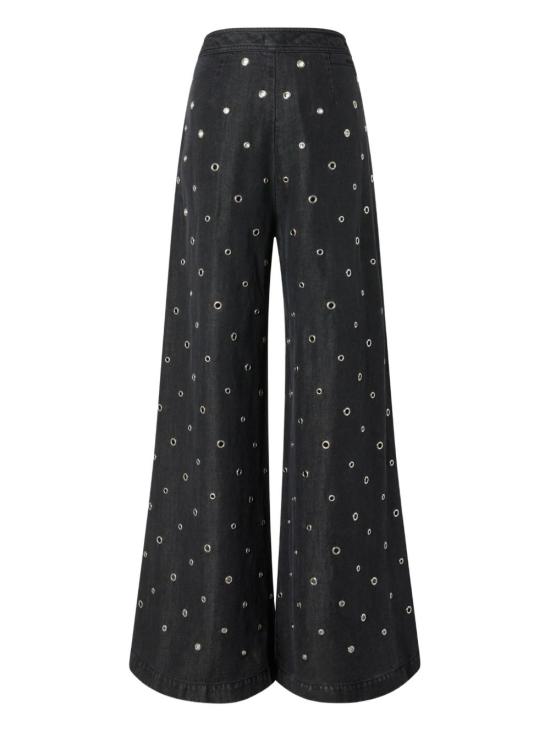 26SS 핑코 스트레이트 팬츠 106335 A34DF16 Blue - PINKO