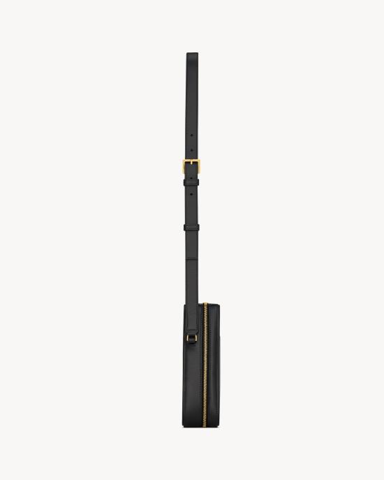 25FW 생로랑 스무스 가죽 소재 나노 케이스 8413002R20W1000 Black - SAINT LAURENT