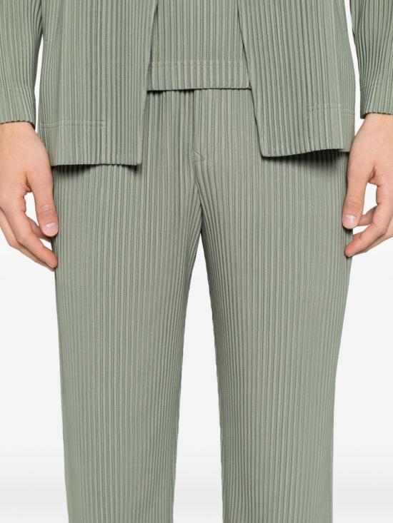 25FW 옴므 플리세 이세이 미야케 스트레이트 팬츠 HP58JF158 64 Green - HOMME PLISSE' ISSEY MIYAKE