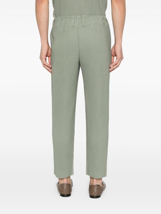 25FW 옴므 플리세 이세이 미야케 스트레이트 팬츠 HP58JF158 64 Green - HOMME PLISSE' ISSEY MIYAKE