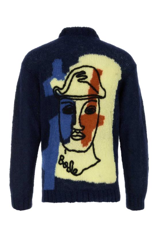 25FW 보디 스웨터 MRF25KT027 BLUE Multicoloured - BODE