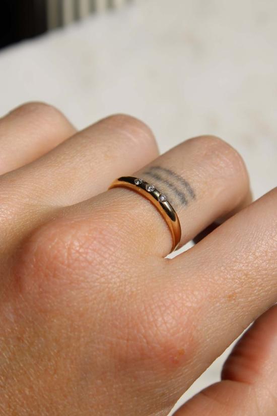  브루스 반지 쓰리 다이아몬드 반스 - BRUCE