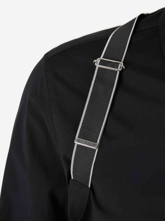 25FW 알렉산더 맥퀸 긴팔 셔츠 828170QNAAB 506 Black - ALEXANDER MCQUEEN