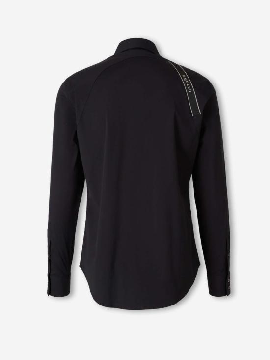 25FW 알렉산더 맥퀸 긴팔 셔츠 828170QNAAB 506 Black - ALEXANDER MCQUEEN