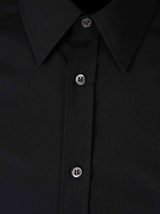 25FW 알렉산더 맥퀸 긴팔 셔츠 828170QNAAB 506 Black - ALEXANDER MCQUEEN