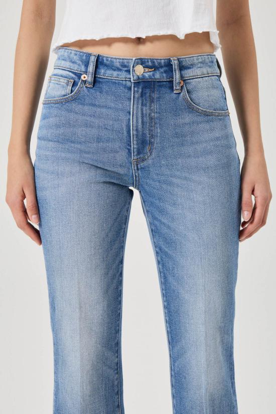  롤라스 데님 팬츠 미드타운 부츠 진 아이리스 블루 - ROLLAS