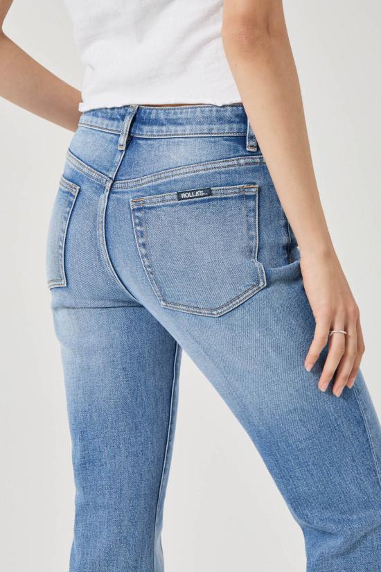  롤라스 데님 팬츠 미드타운 부츠 진 아이리스 블루 - ROLLAS